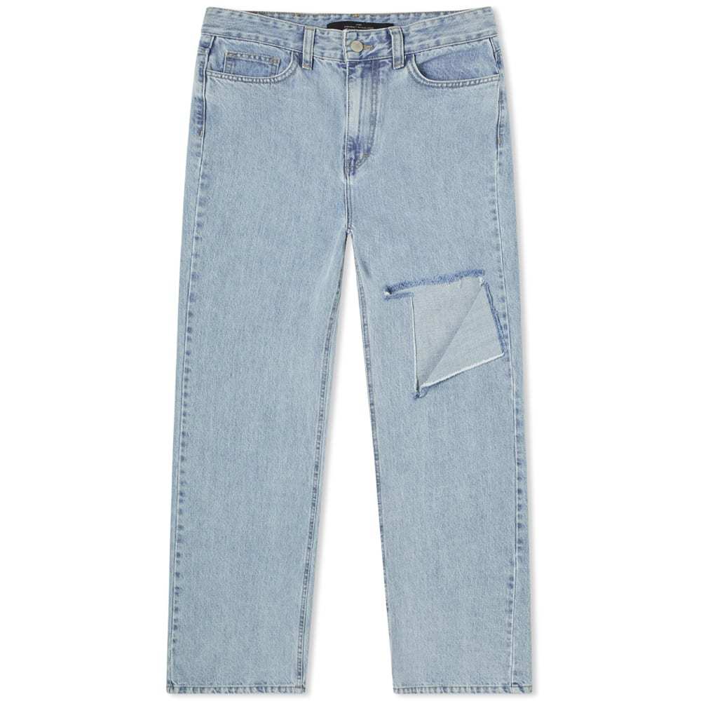 rokh Baggy Jeans With Side Slit Rokh