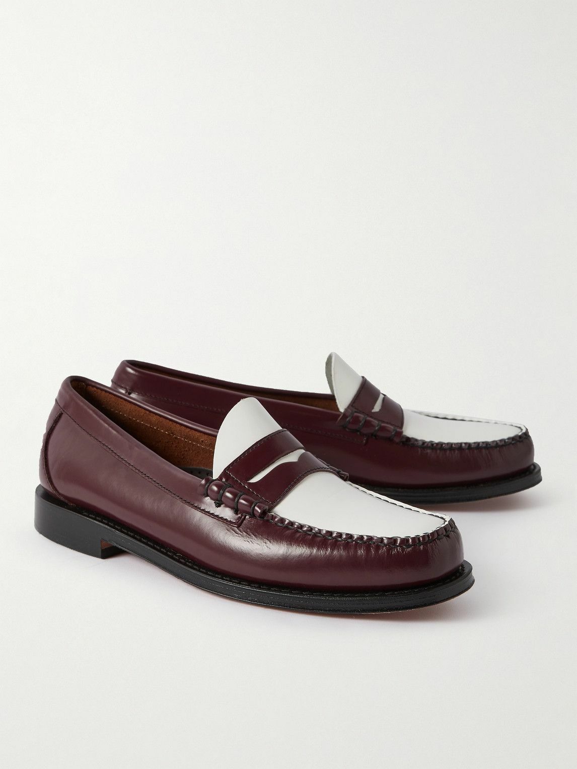 G.H. Bass & Co. - Leather Penny Loafers - Burgundy G.H. Bass & Co.