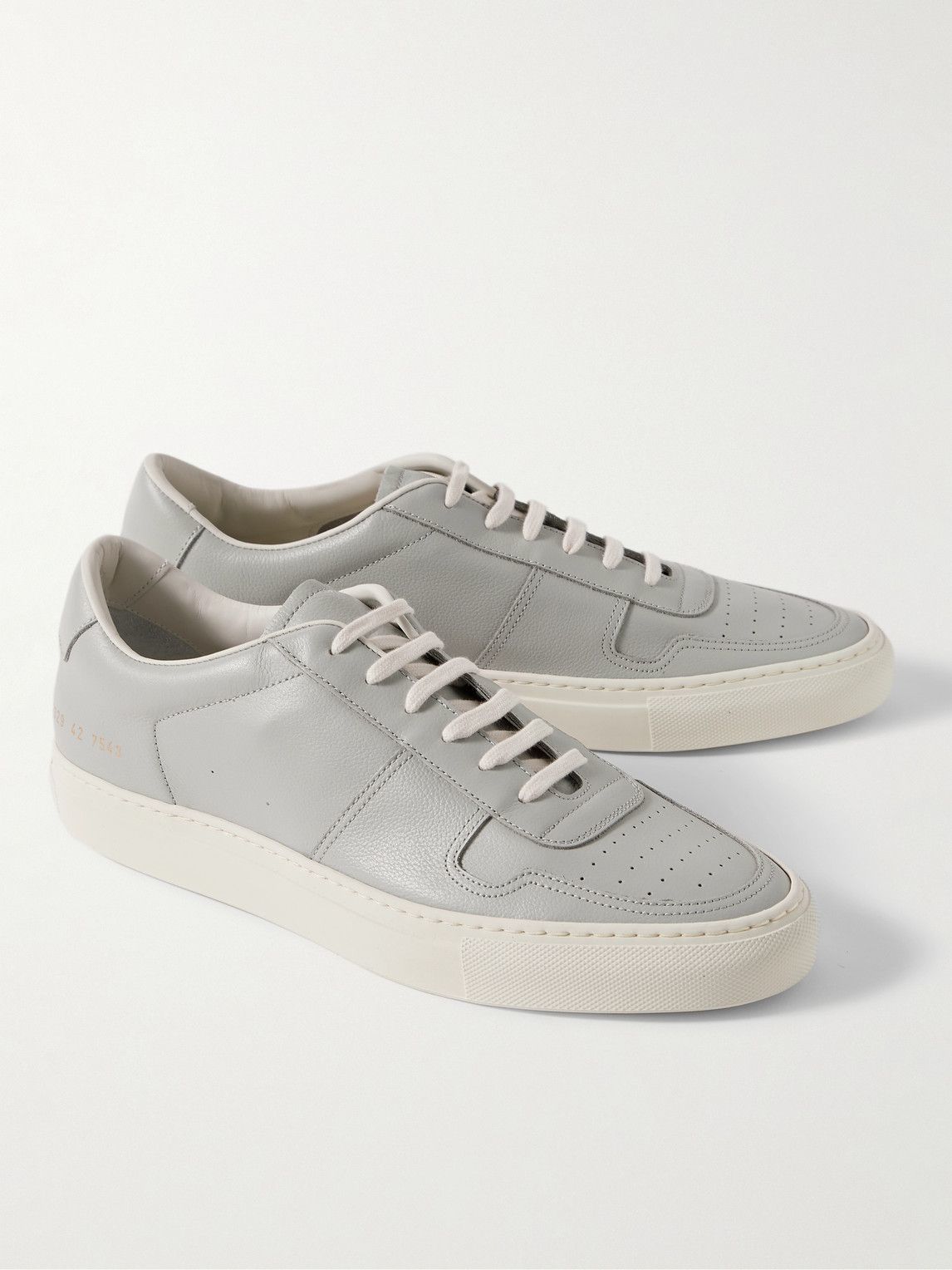 Common Projects - BBall Leather Sneakers - Gray Common Projects