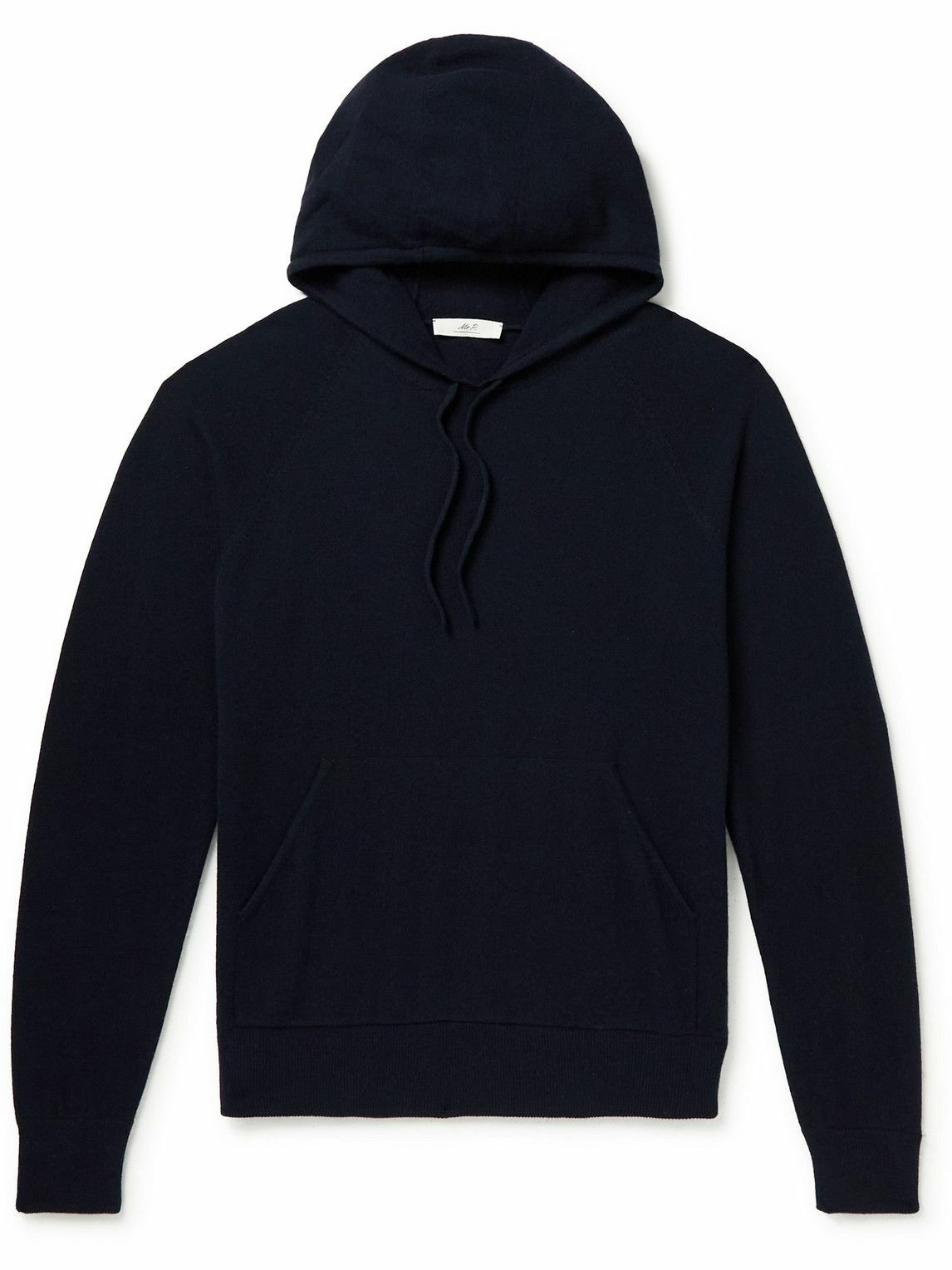 Mr P. - Wool and Cashmere-Blend Hoodie - Blue Mr P.