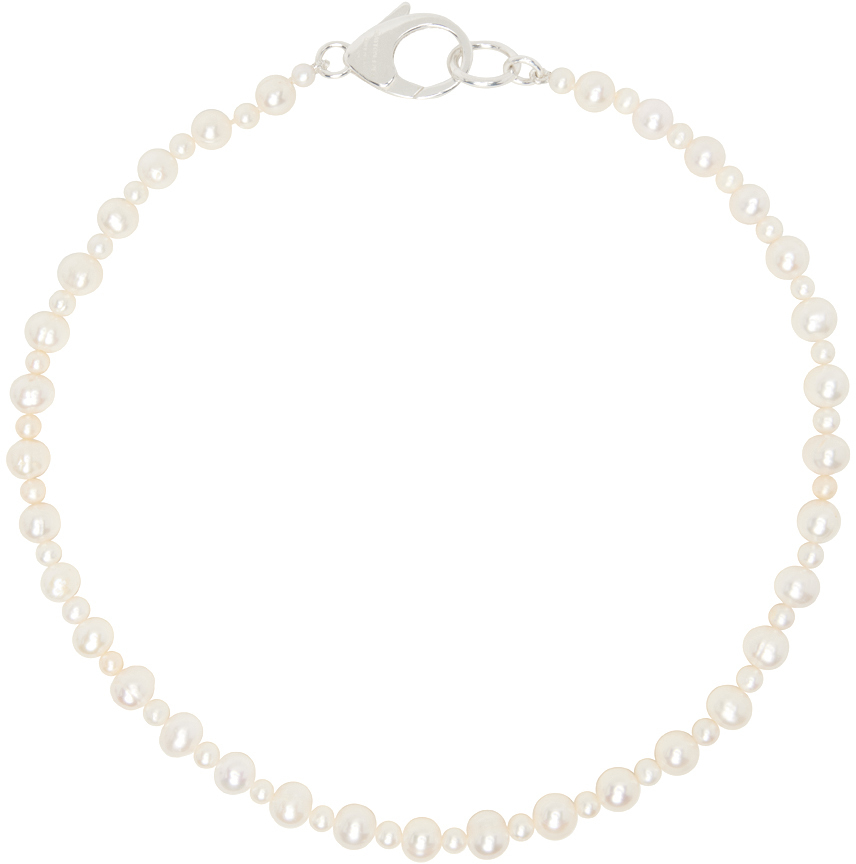 Hatton Labs White Pebble Pearl Necklace Hatton Labs