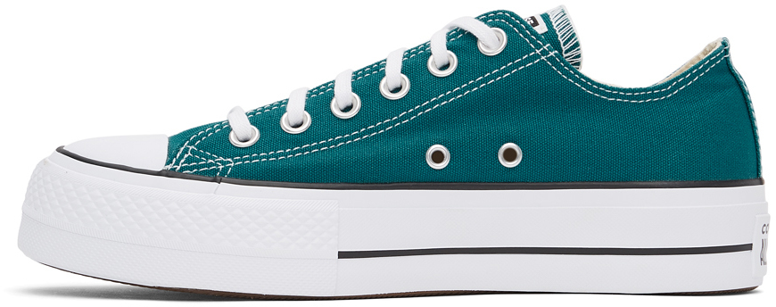 green converse platform