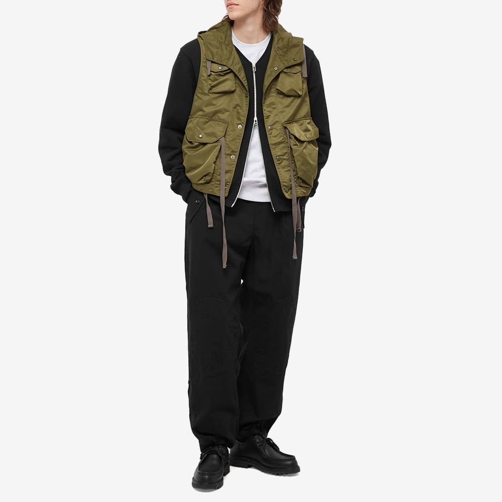 Engineered Garments Men's Field Vest in Olive Engineered Garments