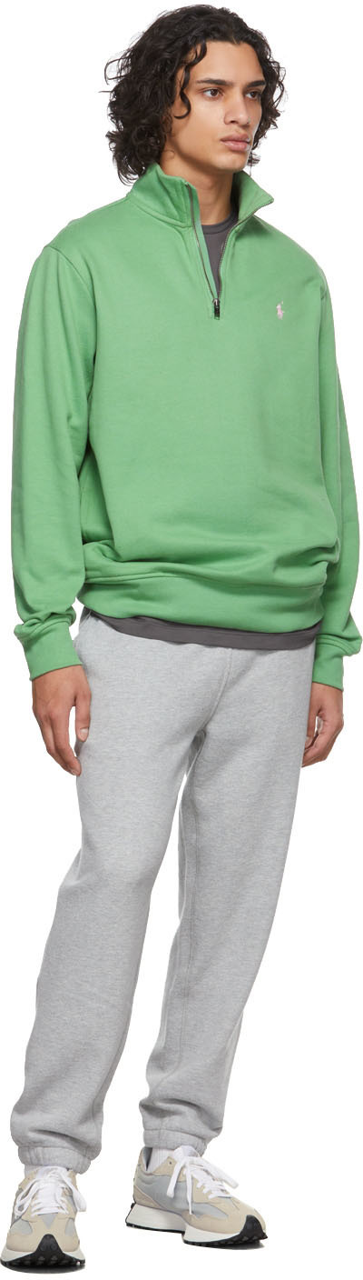 Polo Ralph Lauren Green Zip-Up Sweatshirt