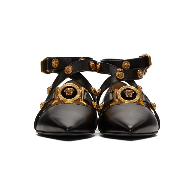 versace ballerina flats