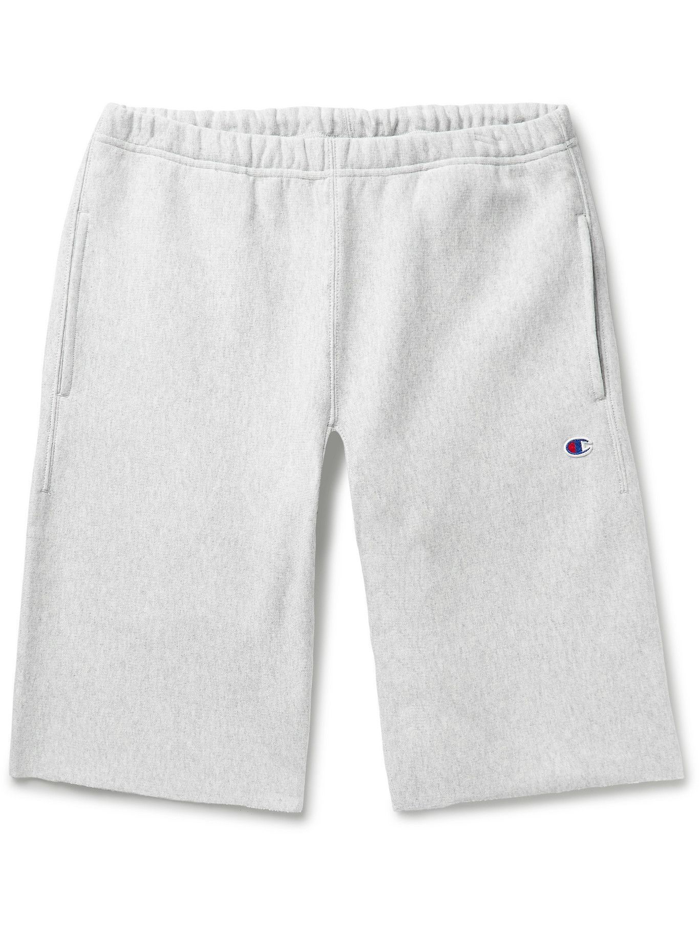 gray champion sweat shorts