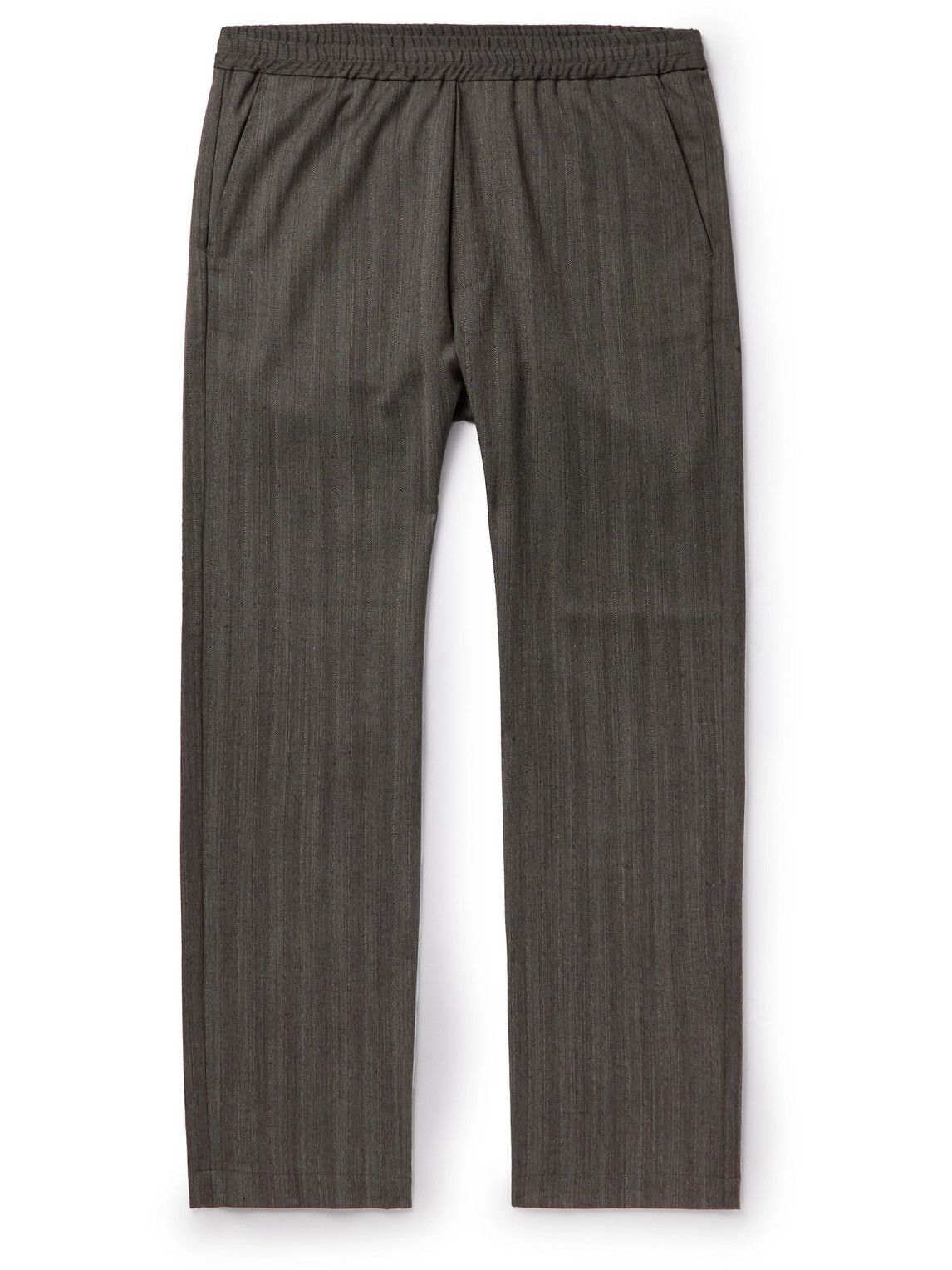 Barena - Tosador Straight-Leg Tech-Wool Trousers - Gray Barena
