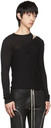 Rick Owens Black Wool Sweater