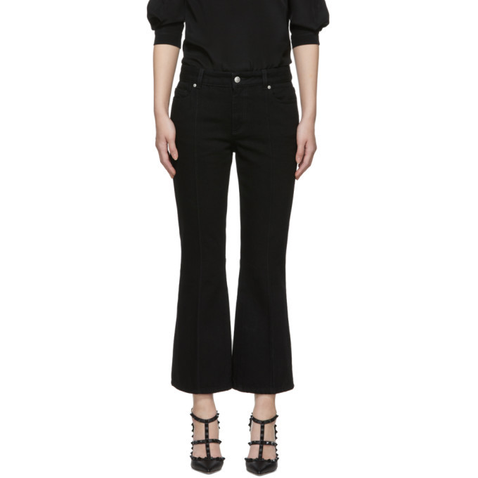 Alexander McQueen Black Kickback Jeans Alexander McQueen