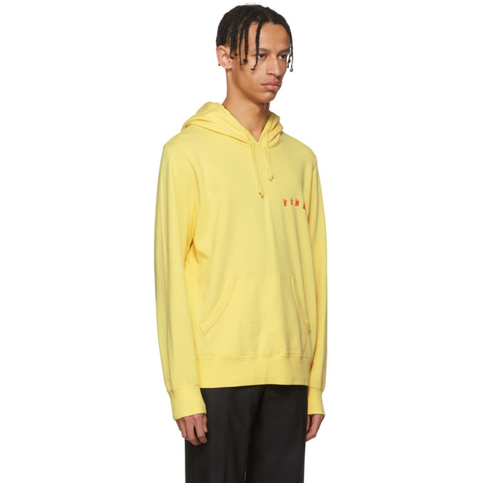 Wacko Maria Yellow Lightweight Fire Hoodie Wacko Maria