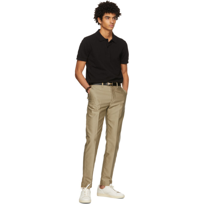 Tom Ford Beige Compact Military Chino Trousers TOM FORD