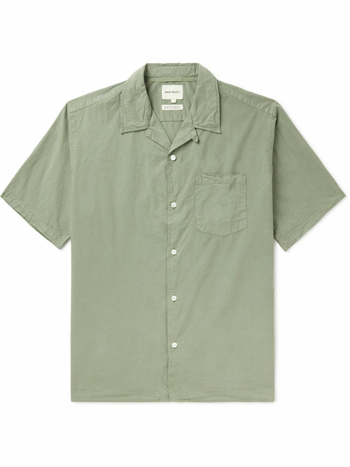 Norse Projects - Carsten Convertible-Collar Cotton and TENCEL™ Lyocell ...