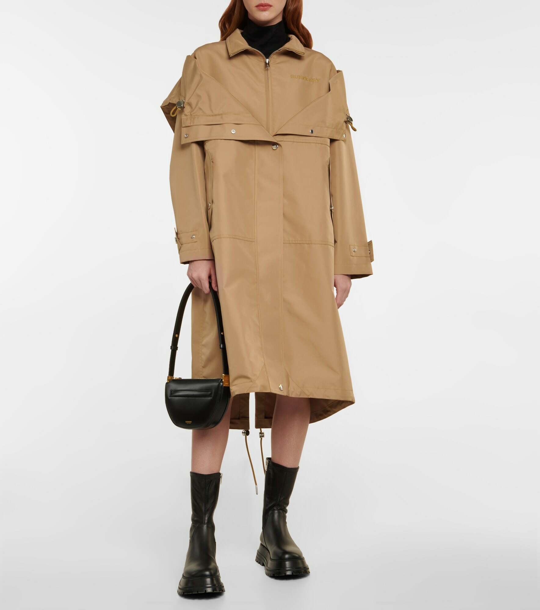 Burberry Hooded technical raincoat Burberry