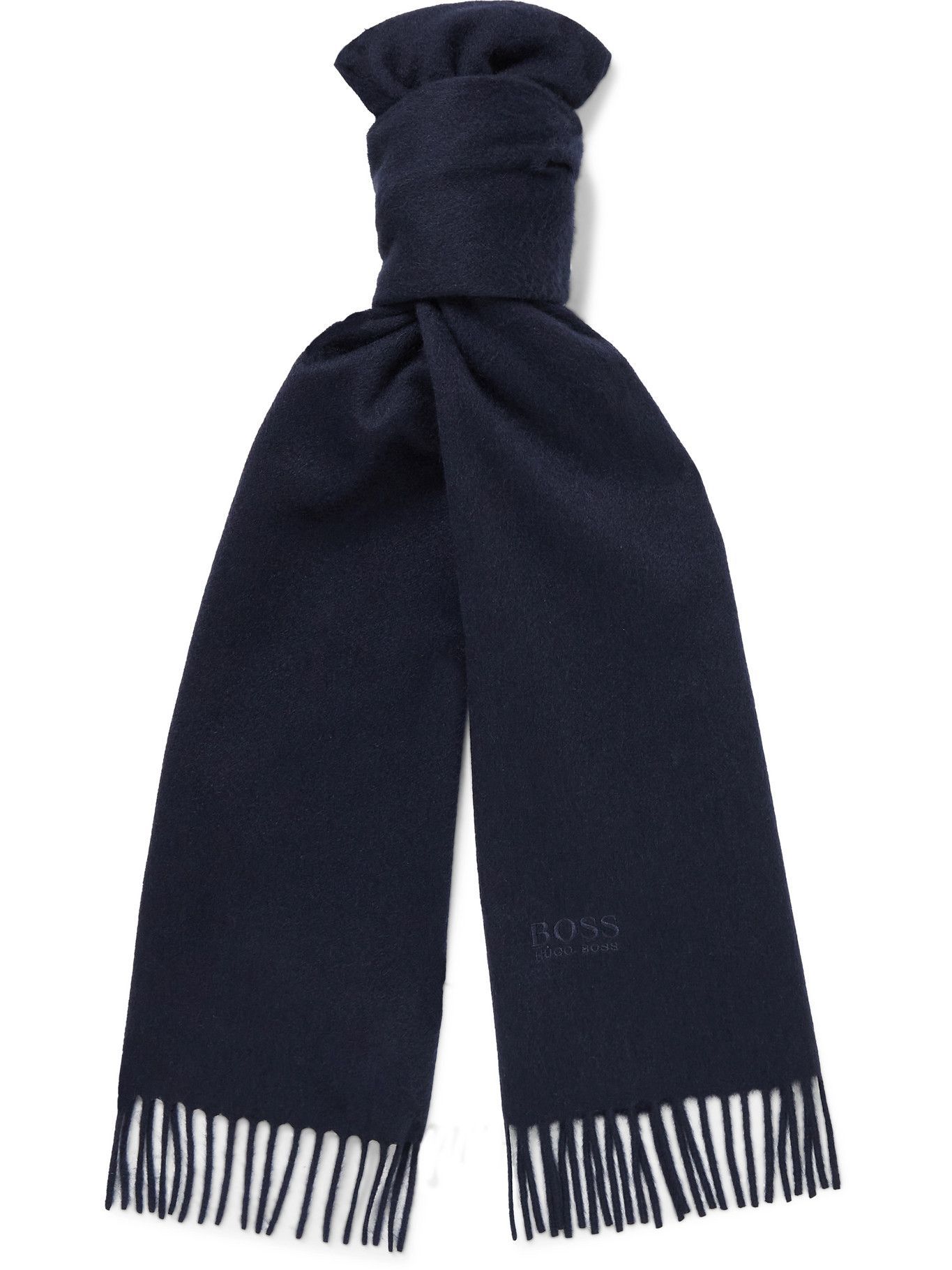 hugo boss scarf cashmere