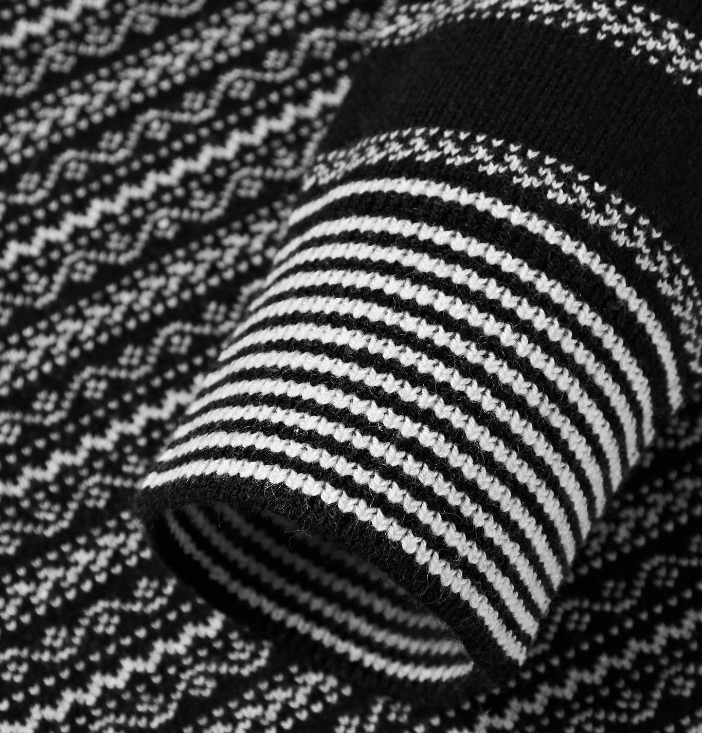 Fair Isle Jacquard-Knit Sweater 