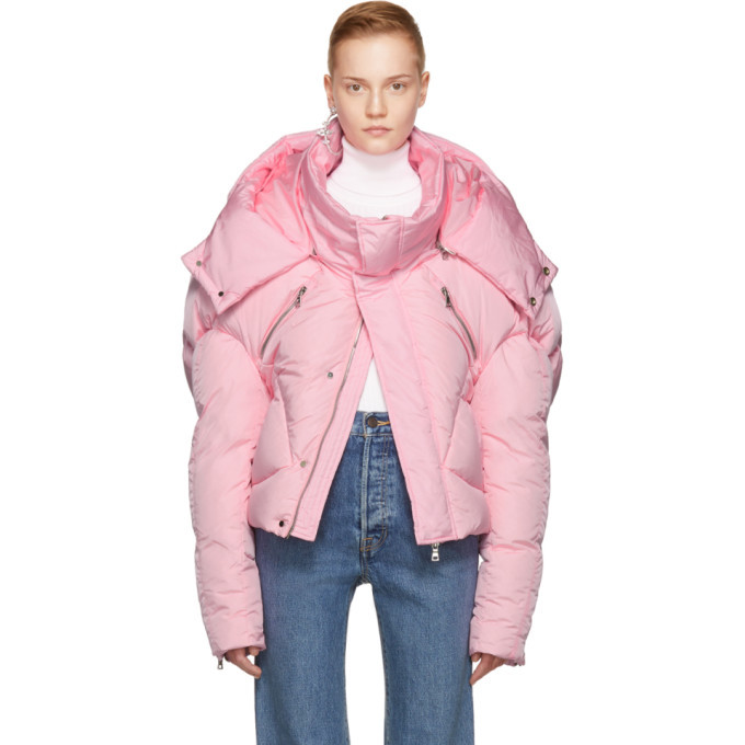 pink short jacket