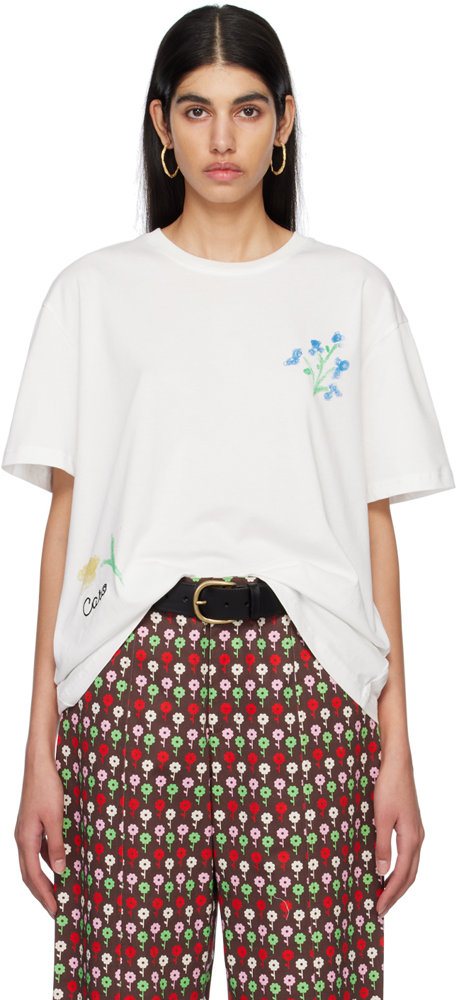 Caro Editions White Kara T-Shirt