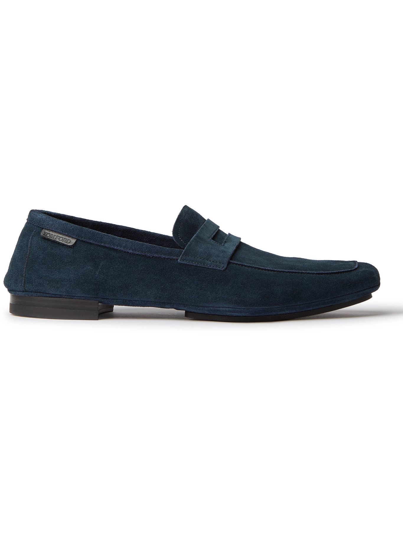 TOM FORD - Berrick Suede Penny Loafers - Blue TOM FORD