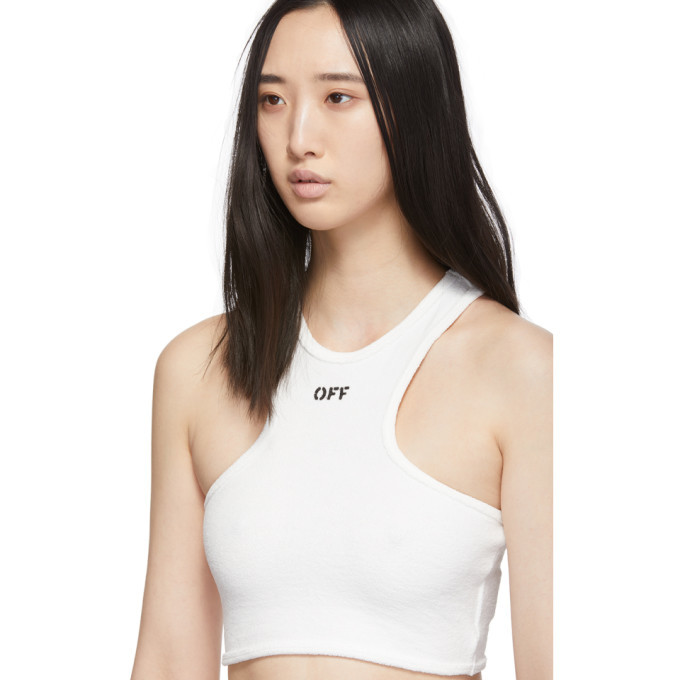 off white rowing tank top