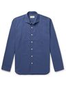OLIVER SPENCER - Corrigan Cotton Shirt - Blue