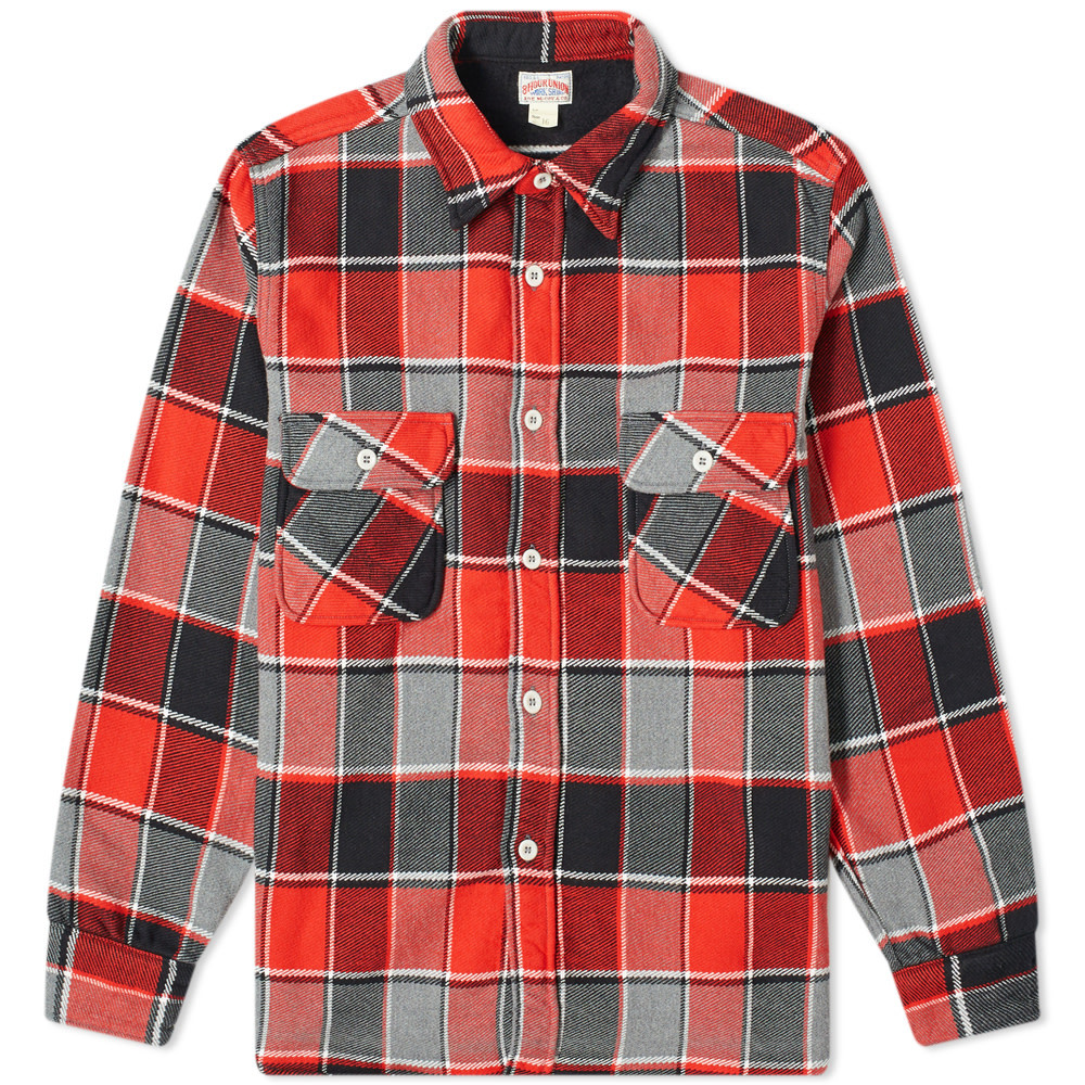 The Real McCoy's 8HU Napped Flannel Shirt The Real McCoys