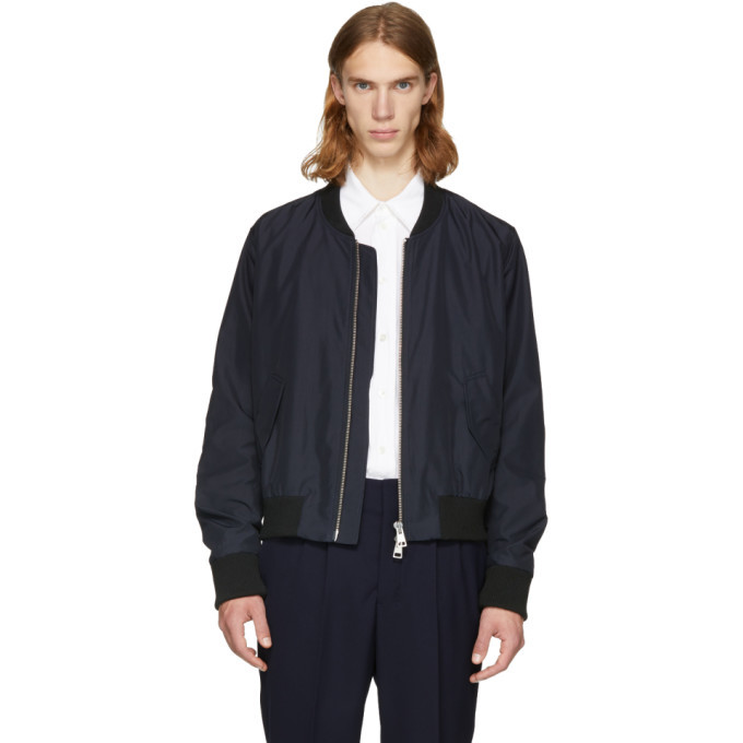 ami nylon bomber jacket