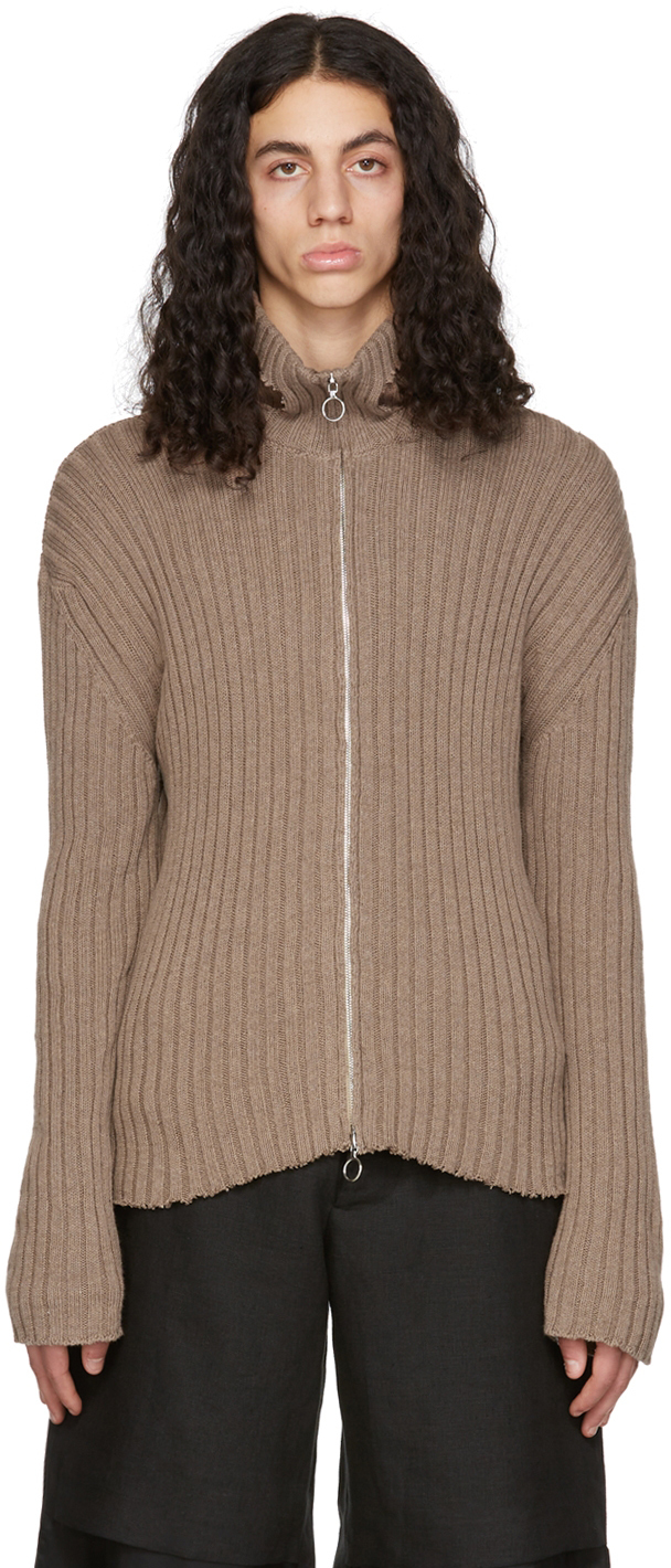 Edward Cuming Brown Cotton Sweater