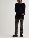 1017 ALYX 9SM - Straight-Leg Textured Coated Jeans - Brown