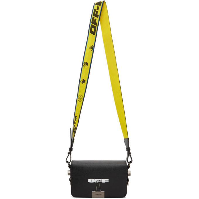 off white bag yellow strap