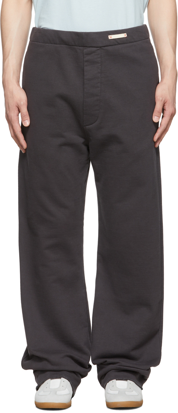 Maison Margiela Black Cotton Trousers Maison Margiela