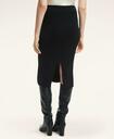 Brooks Brothers Women's Merino Wool Cashmere Sweater Skirt | Black