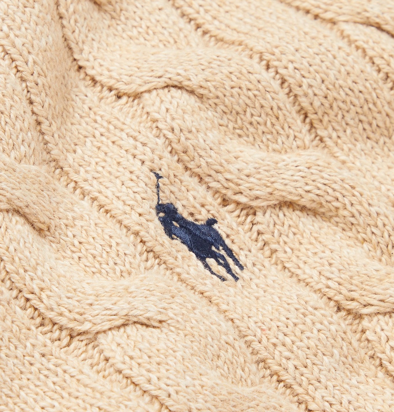 Polo Ralph Lauren - Cable-Knit Cotton Sweater - Neutrals Polo 