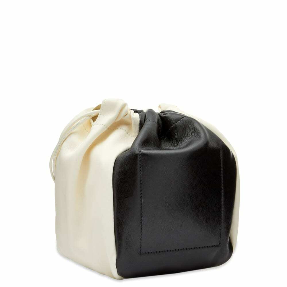 Jil Sander Women's Dumpling Bicolor Bag in Black Jil Sander