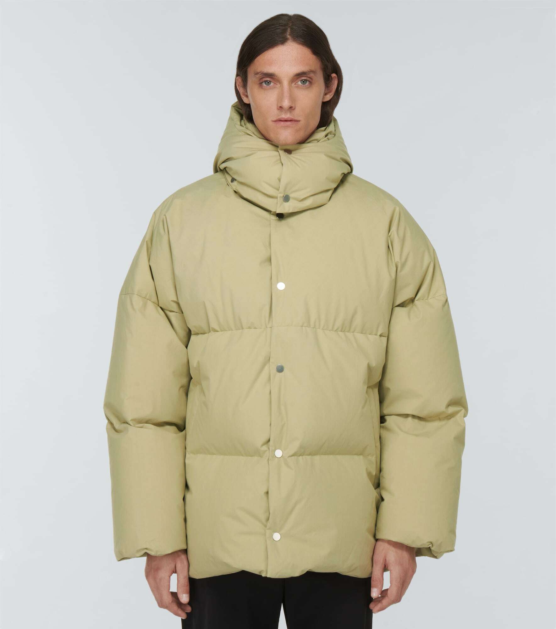 Bottega Veneta - Frosted poplin puffer jacket Bottega Veneta