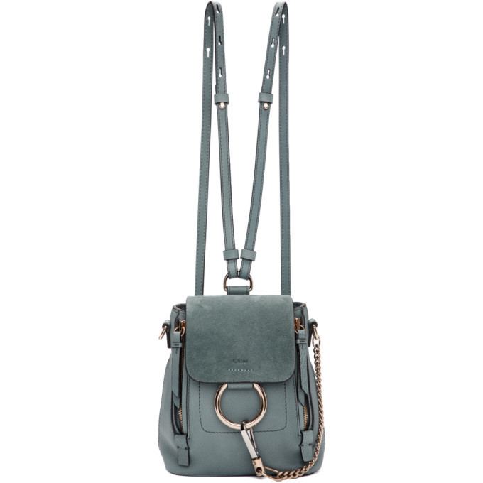 chloe faye backpack blue