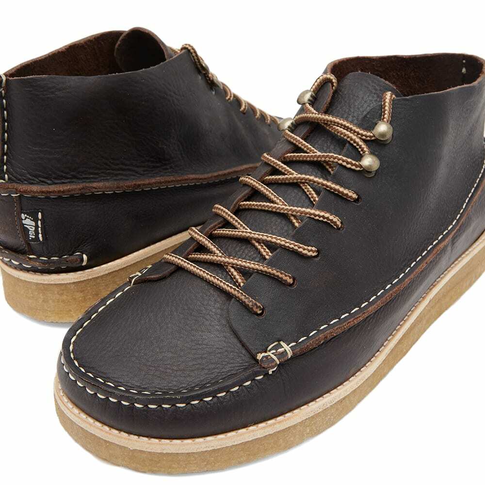 Yogi Men's Fairfield Crepe Boot in Dark Brown Yogi