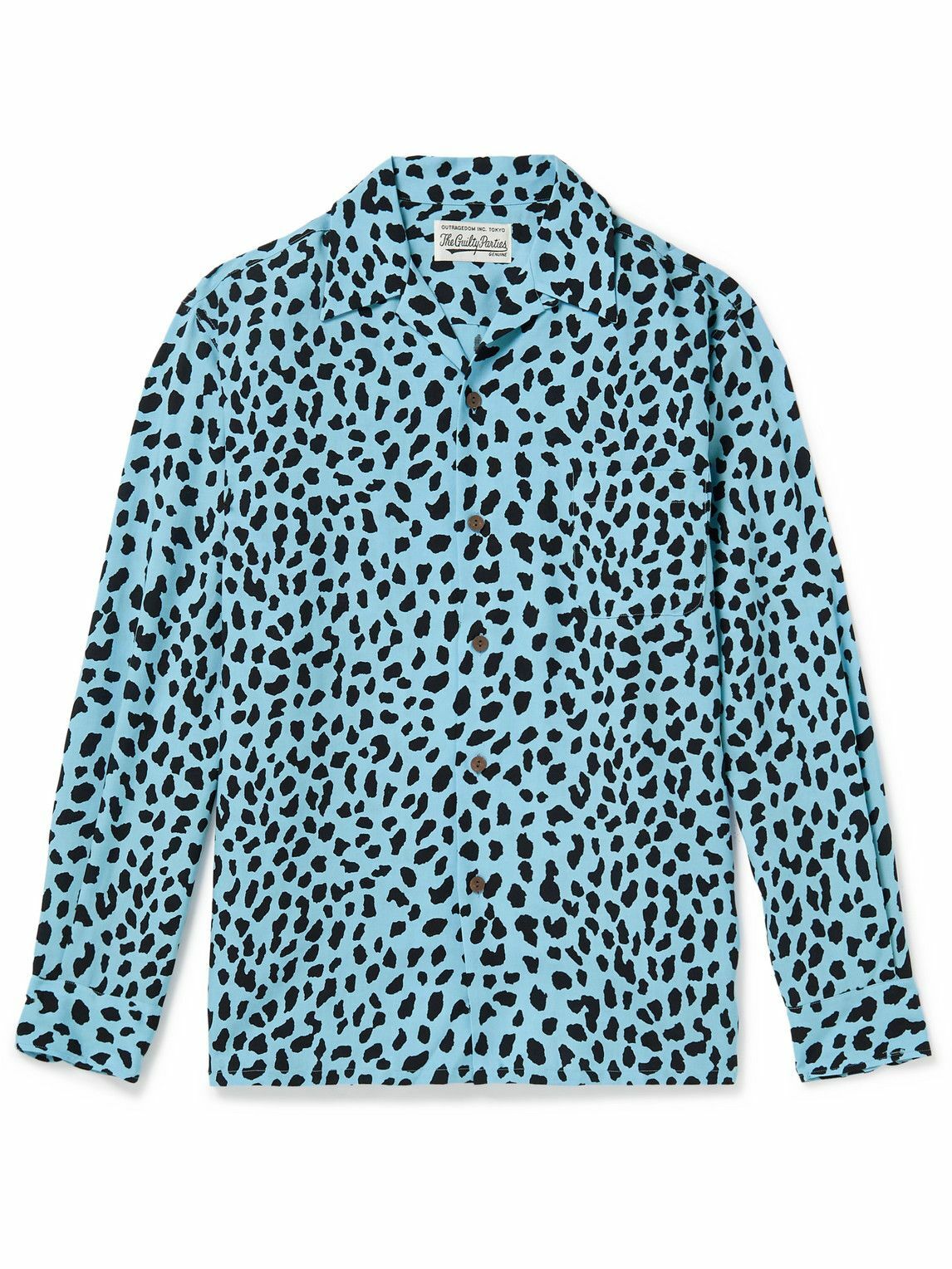 wacko maria leopard shirt