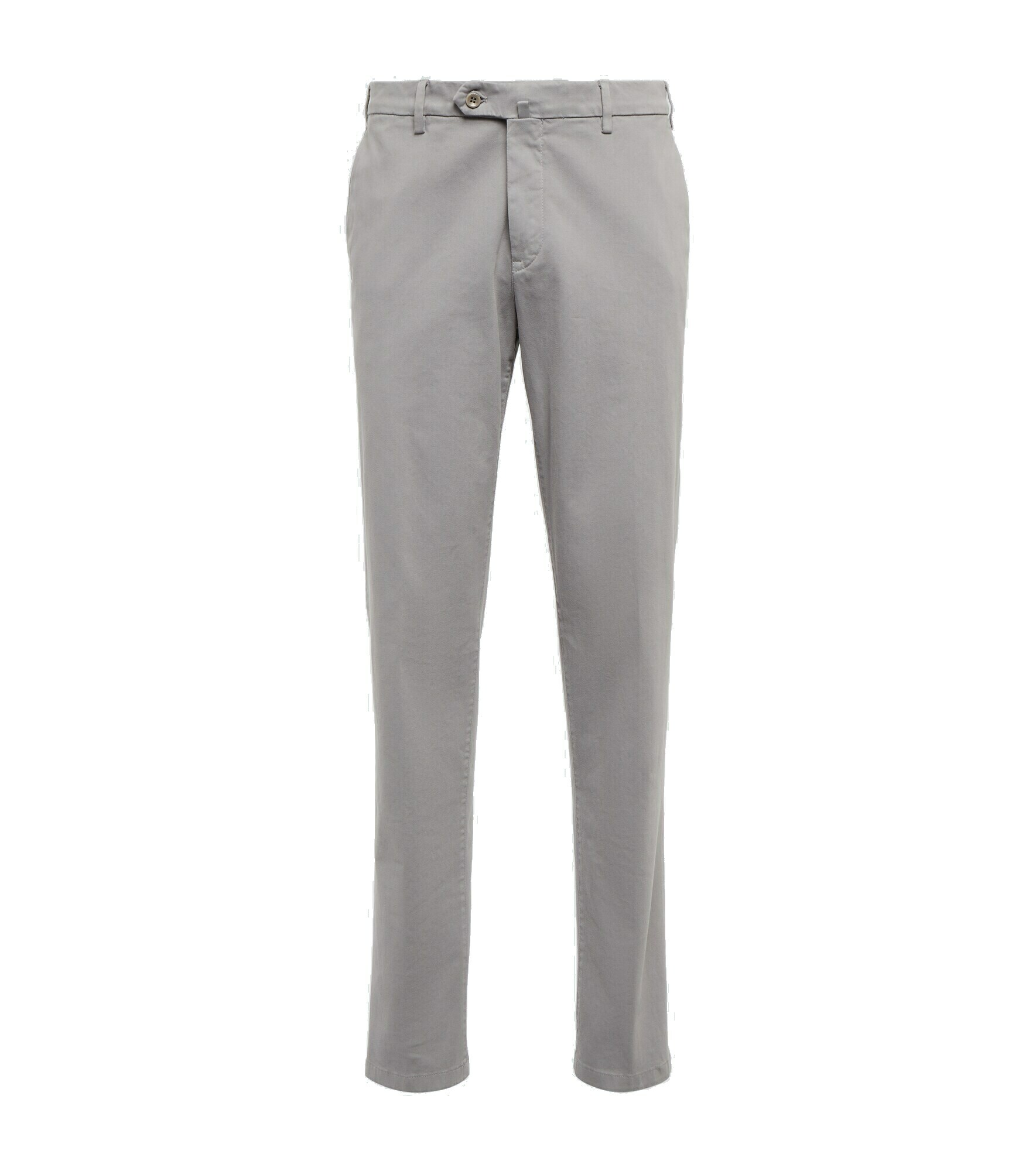 Loro Piana - Pantaflat cotton slim pants Loro Piana