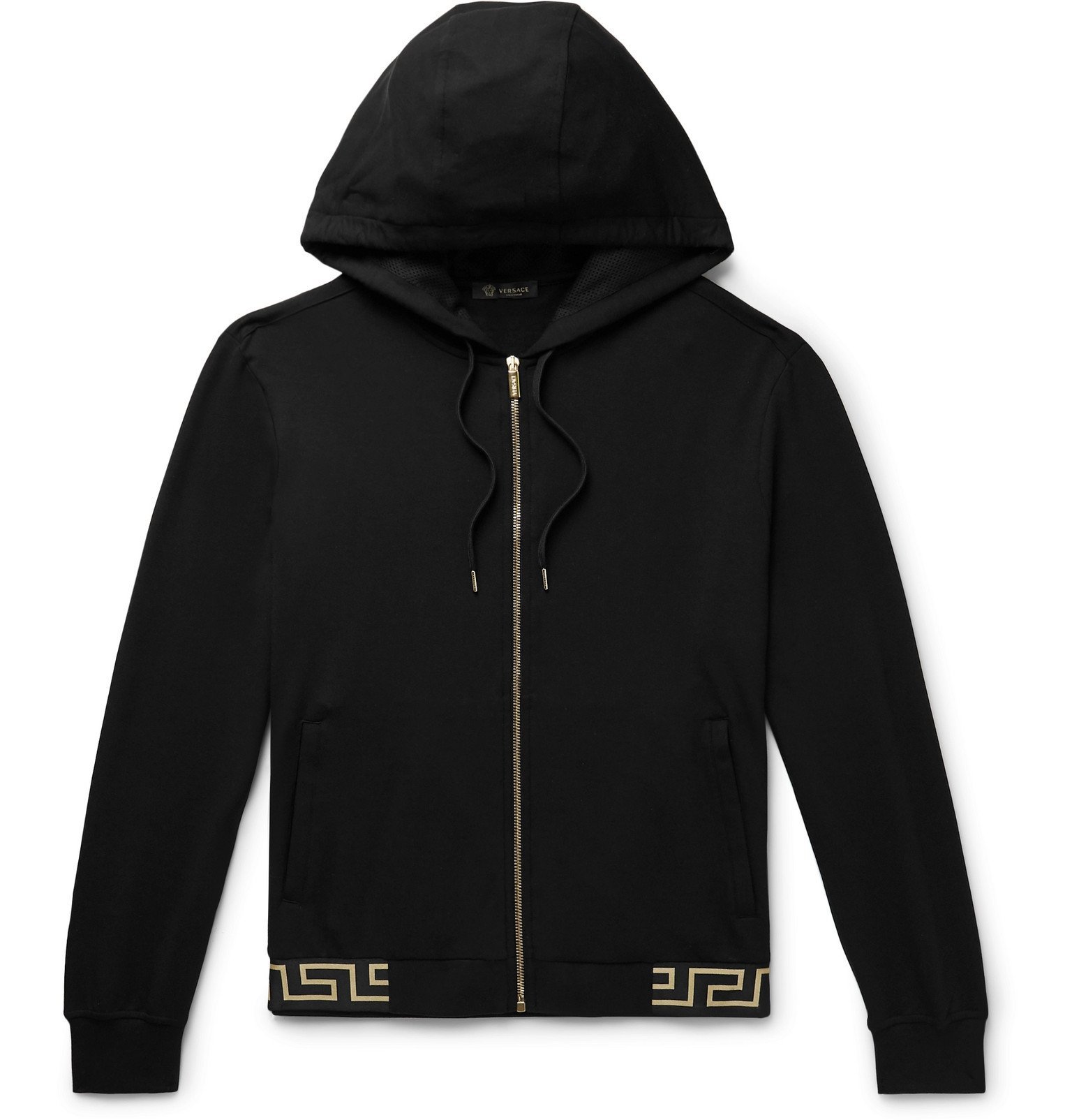 versace zip up hoodie