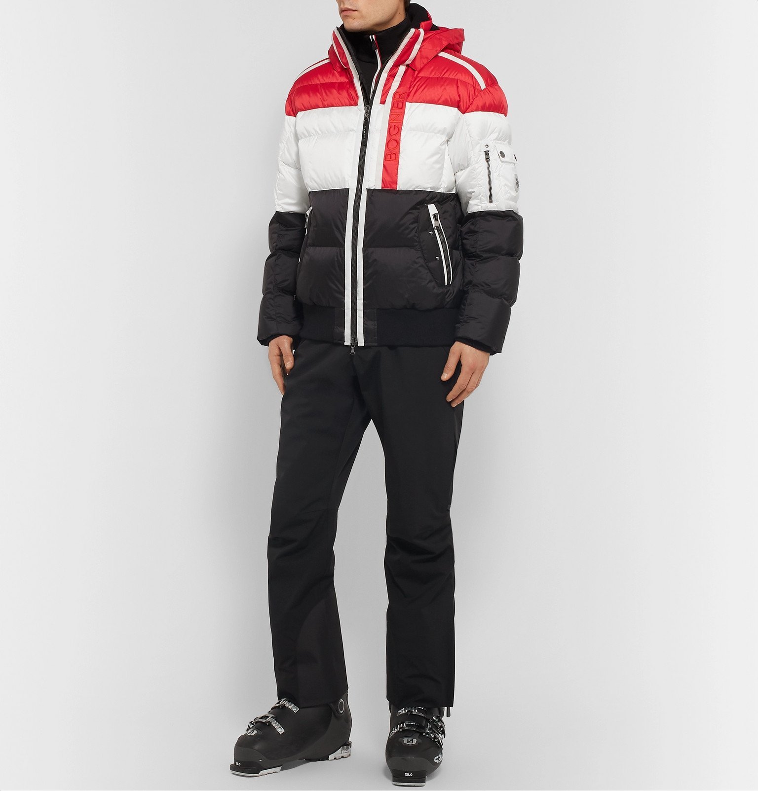 Bogner - Slim-Fit Arik-D Hooded Quilted Shell Down Ski Jacket - Multi ...