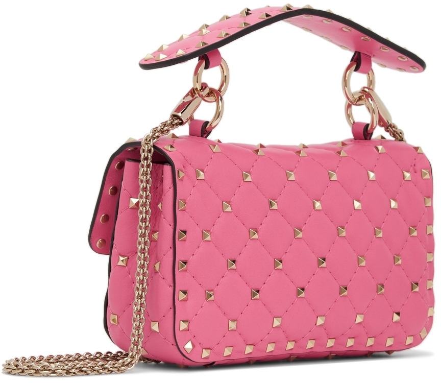 pink valentino bag with studs