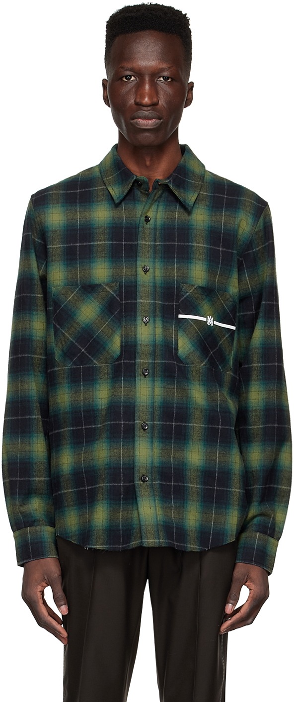 AMIRI Green Cotton Shirt Amiri