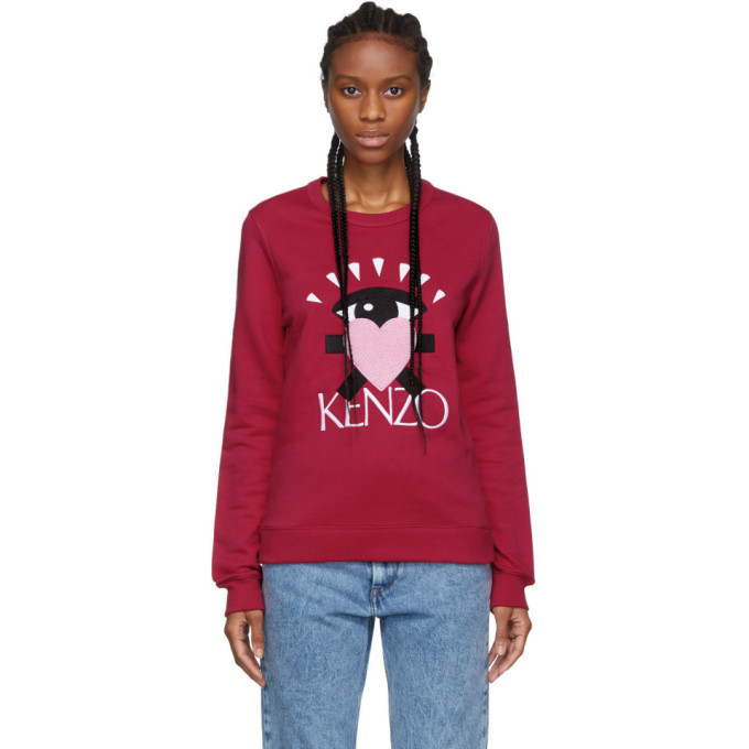 Kenzo Pink Limited Edition Cupid Eye Sweatshirt Kenzo