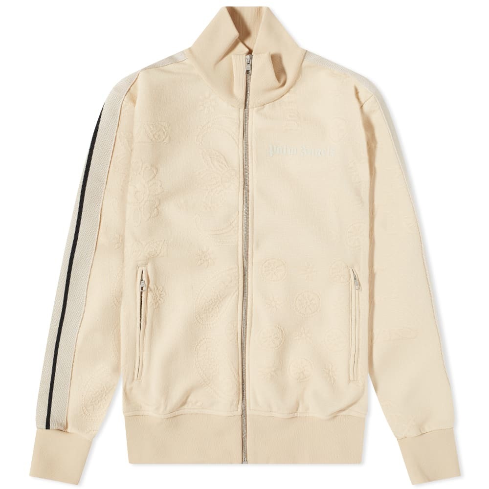 palm angels black bandana track jacket