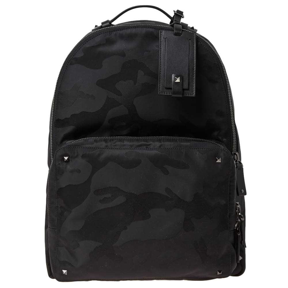 Valentino Nylon Jaquard Camo Backpack 