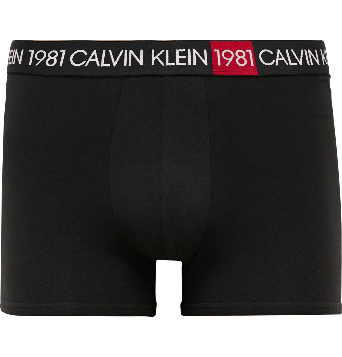 Photo: Calvin Klein Underwear - 1981 Stretch-Cotton Boxer Briefs - Black