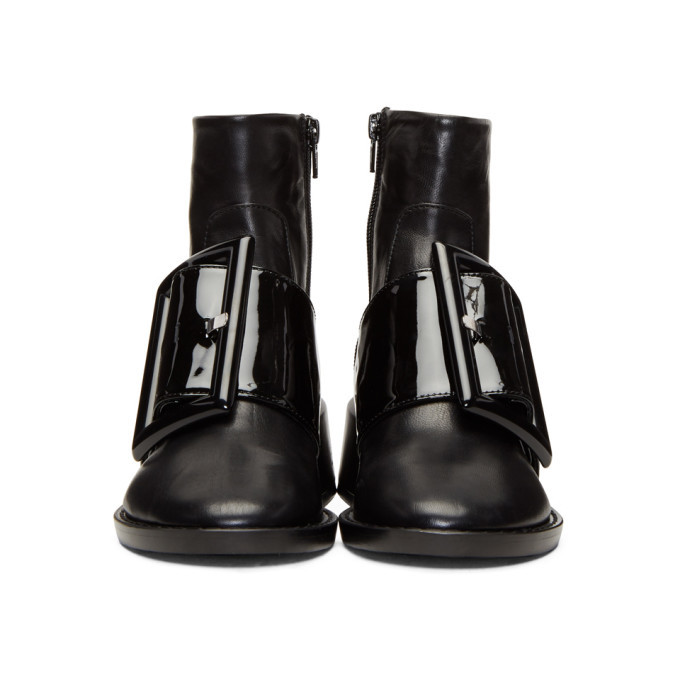 maison margiela buckle boots