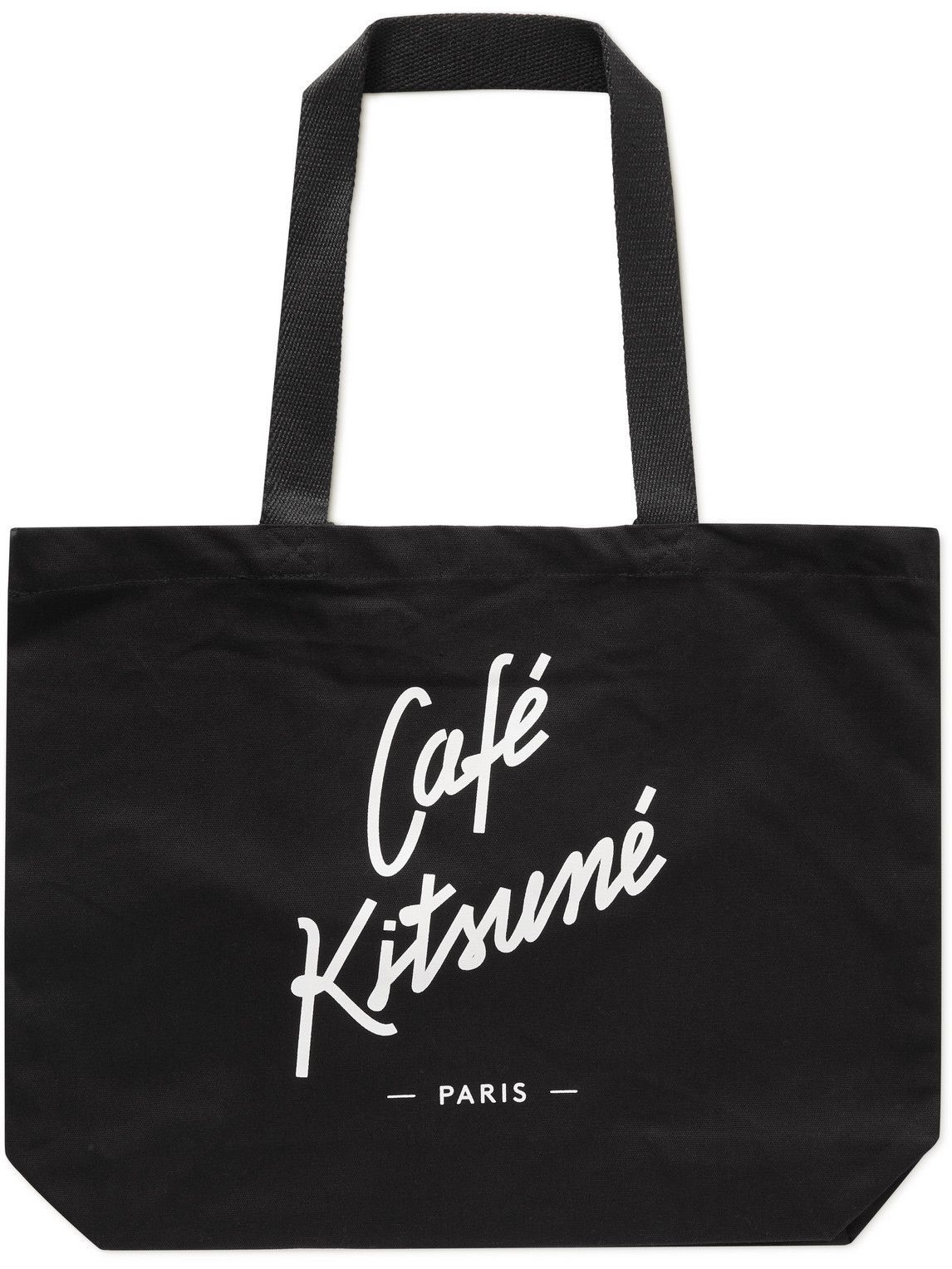 Café Kitsuné - Logo-Print Cotton-Canvas Tote Bag Café Kitsuné