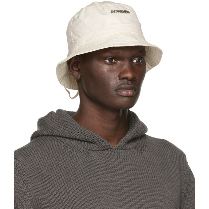 jacquemus bucket hat off white