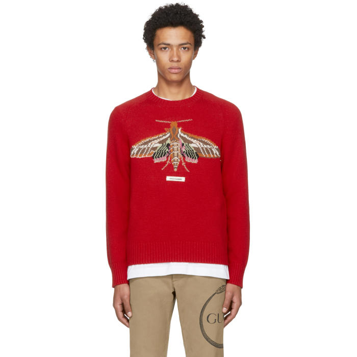 red gucci sweater